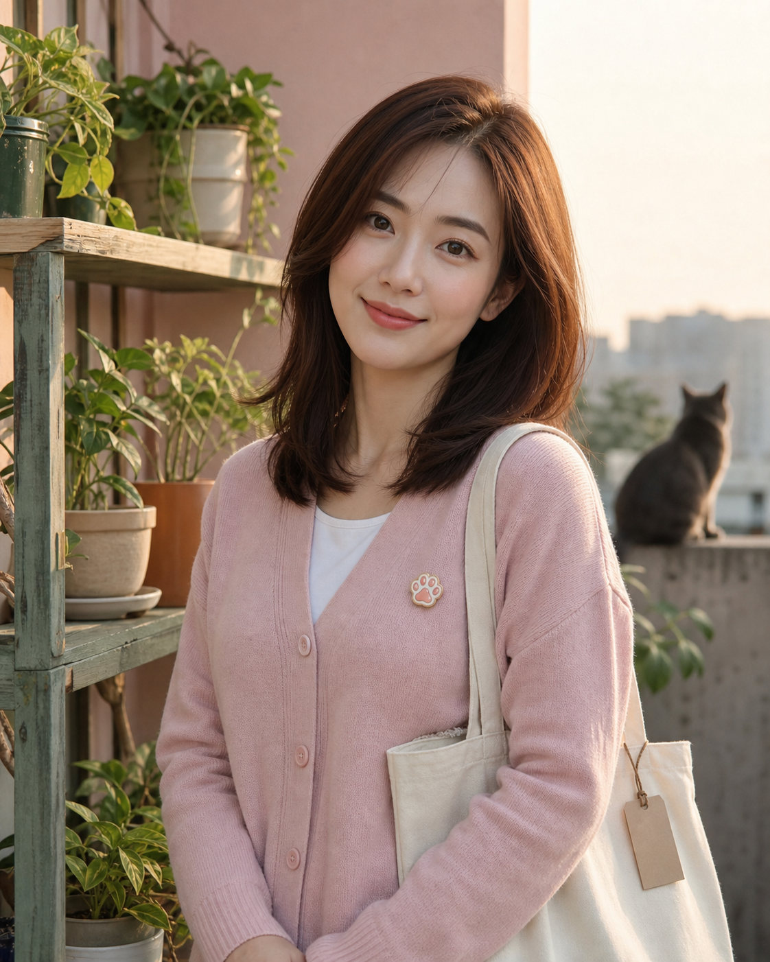 温以宁 — fully fictional adult character portrait